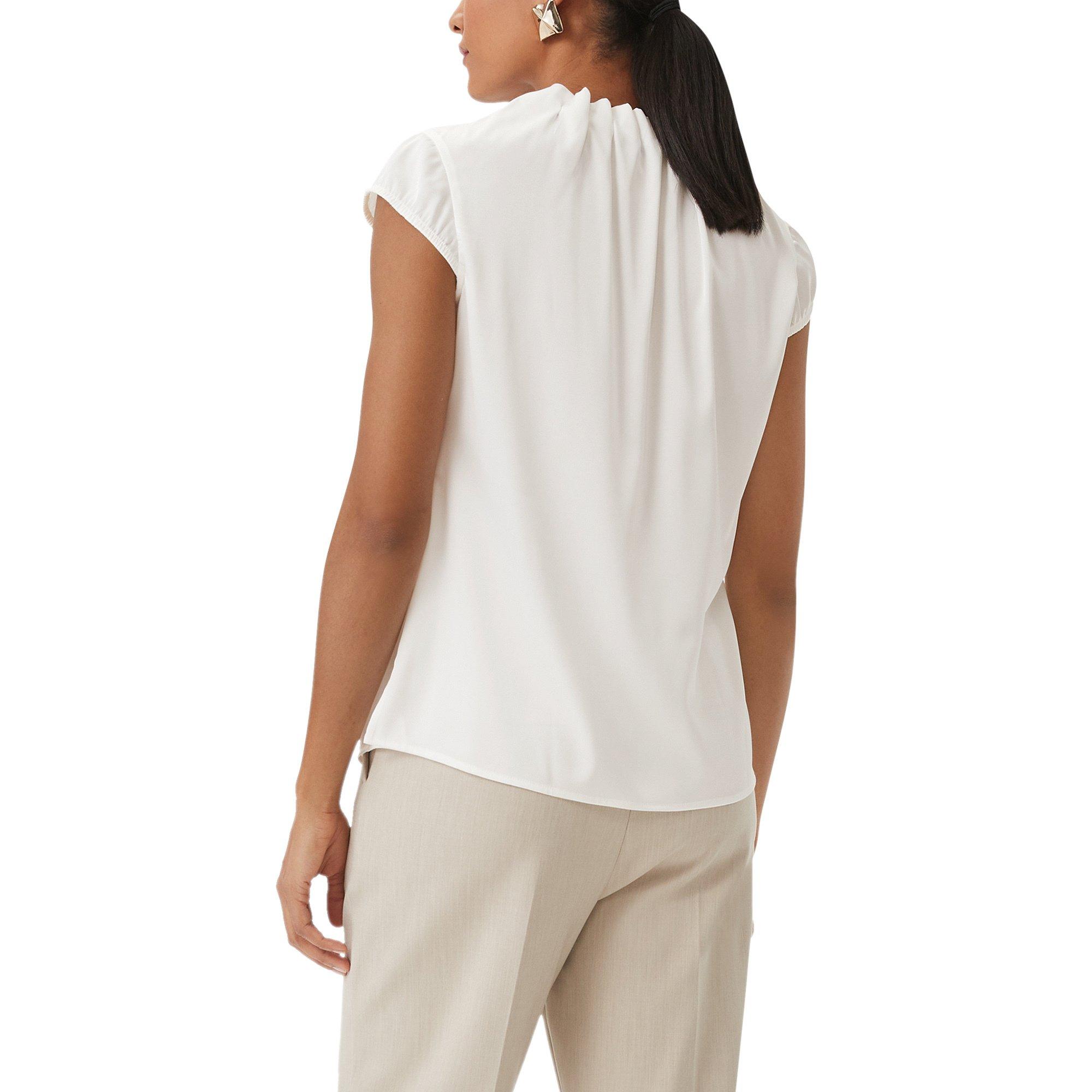 Comma Chemisier en satin avec fronces  