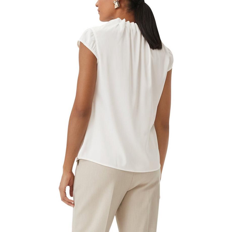 Comma Chemisier en satin avec fronces  