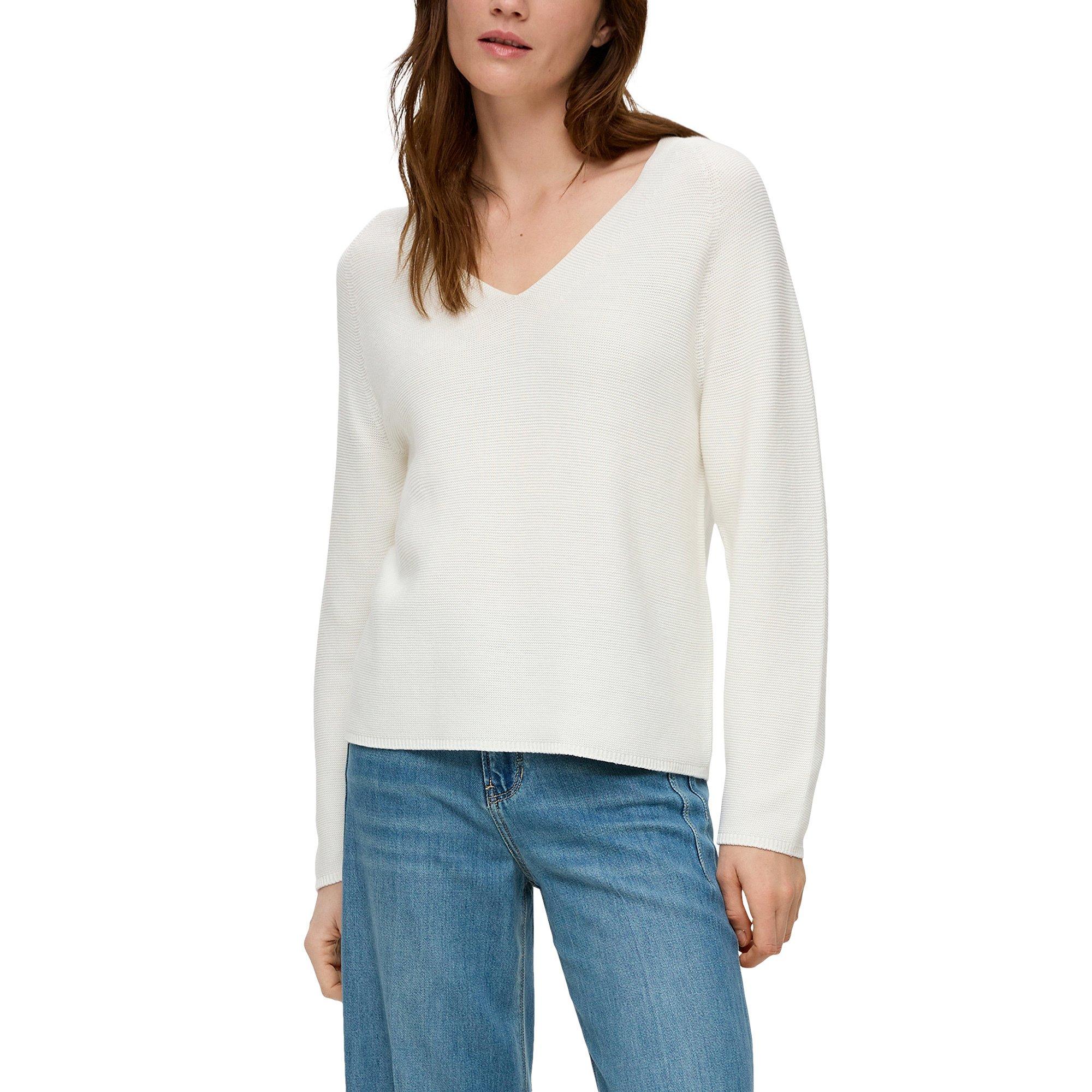 Image of Strickpullover Damen Weiss 34