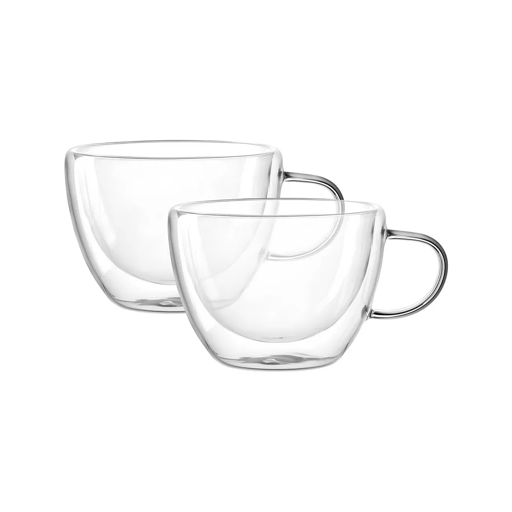  Leonardo Duo Double-Wall Glass 360 ml Transparent