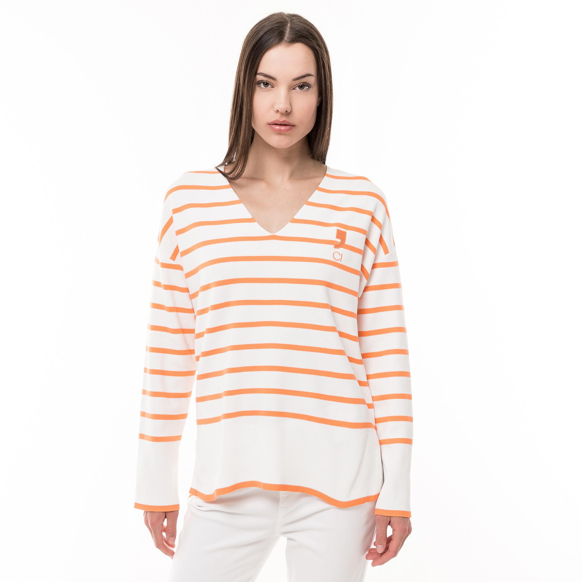 Image of Strickpullover Damen Orange 40