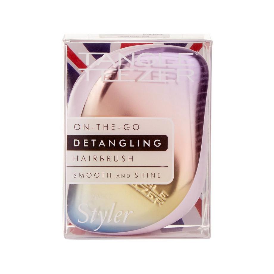 TANGLE TEEZER Compact Sty. Pearls. Mate Chr. Compact Styler Pearlescent Matte Chrome 