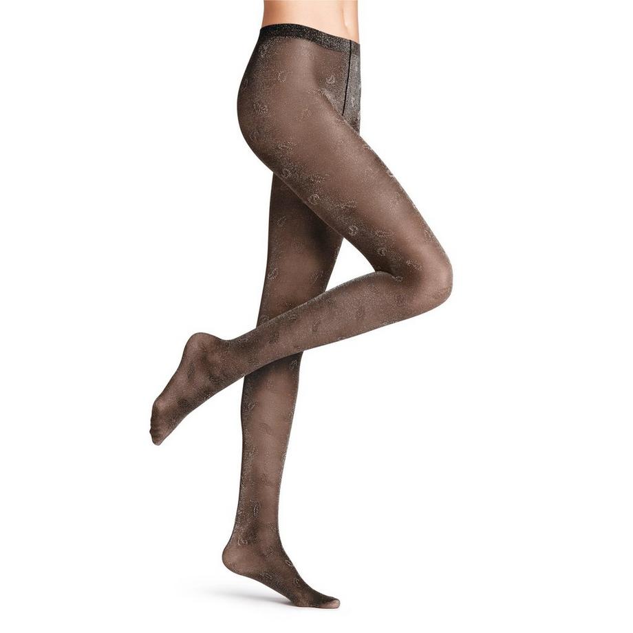 FALKE Day to Night T Paisley Gemusterte Strumpfhose  