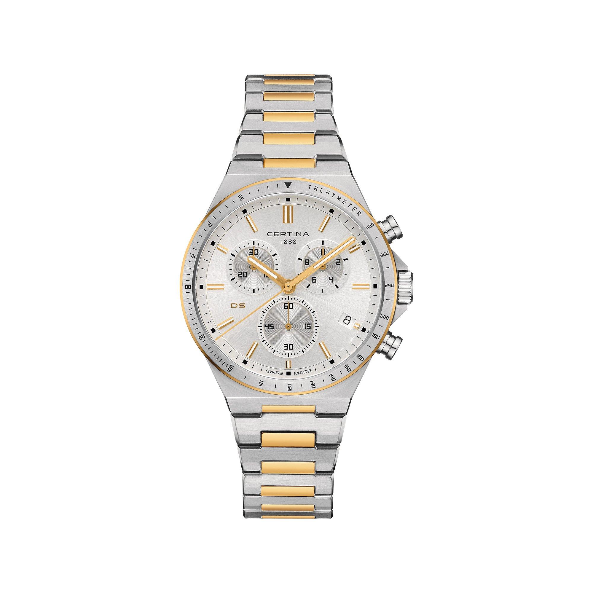 Image of Chronograph Uhr Unisex Zweifarbig 41mm