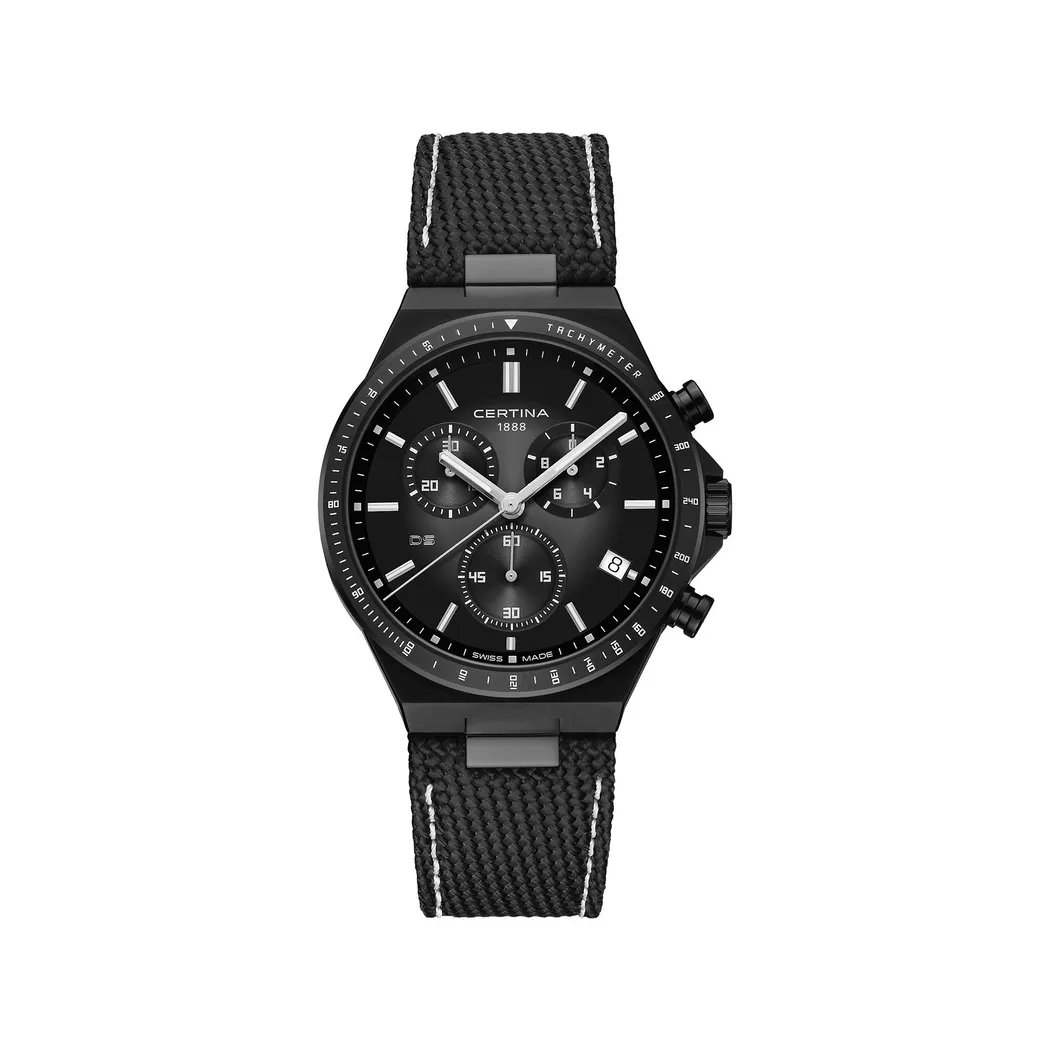 Certina - Chronograph Uhr, Ds-7, 41mm, Black