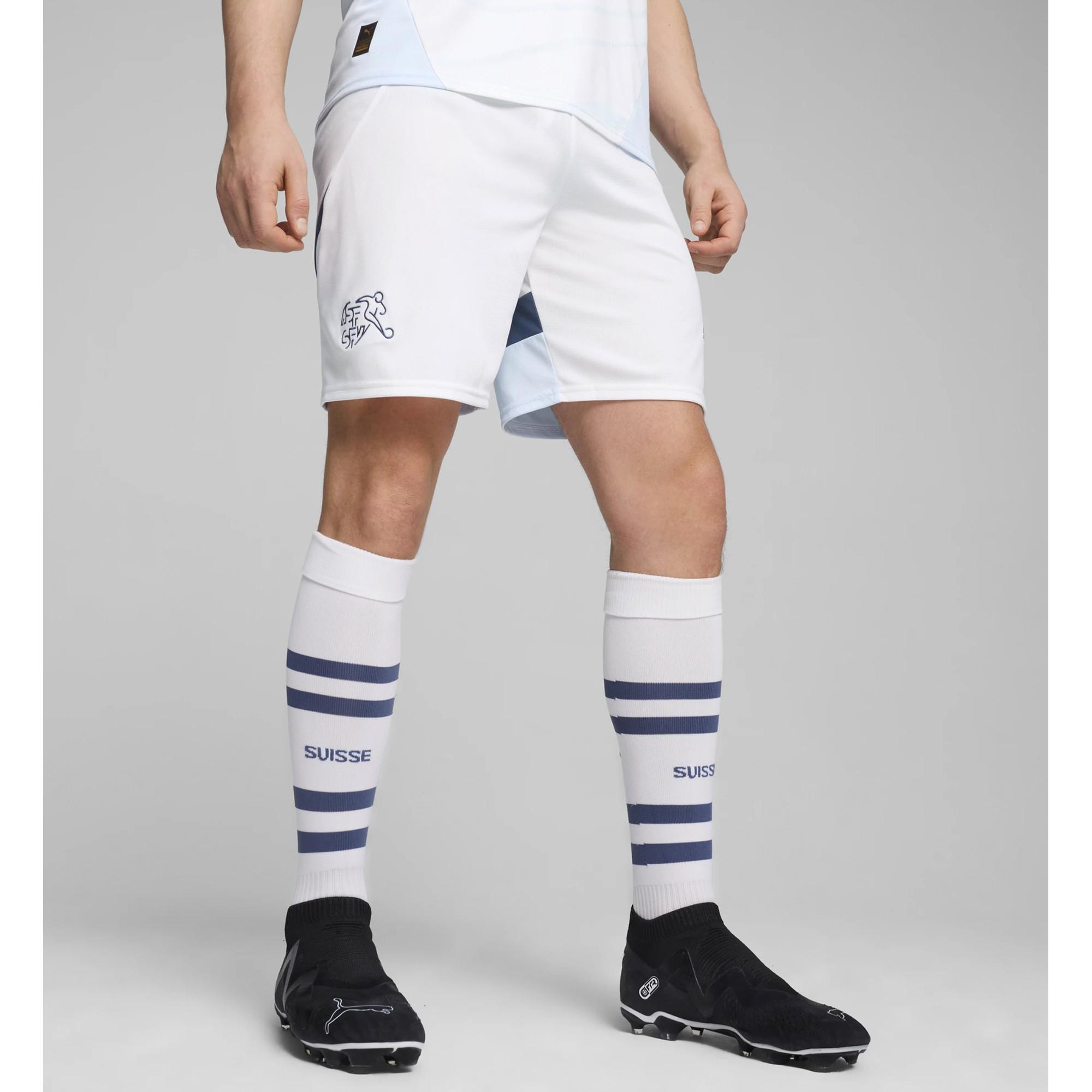 Image of Fussball Shorts Home Replica Unisex Weiss L