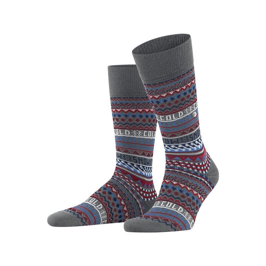 Burlington Snow Isle SO Wadenlange Socken 
