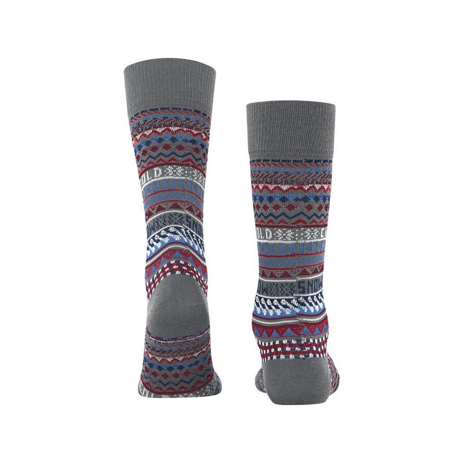 Burlington Snow Isle SO Wadenlange Socken 
