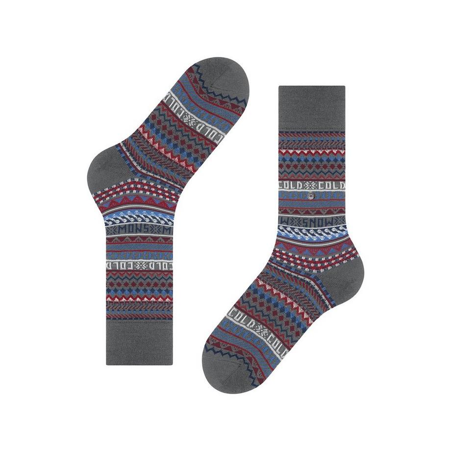 Burlington Snow Isle SO Wadenlange Socken 