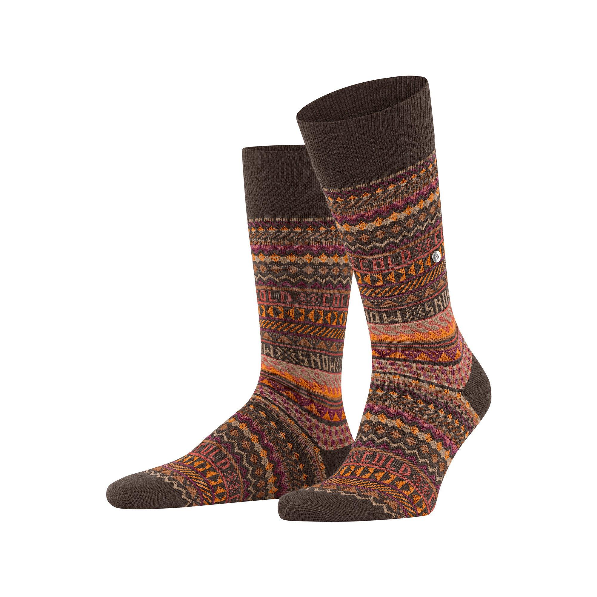 Burlington Snow Isle SO Wadenlange Socken 