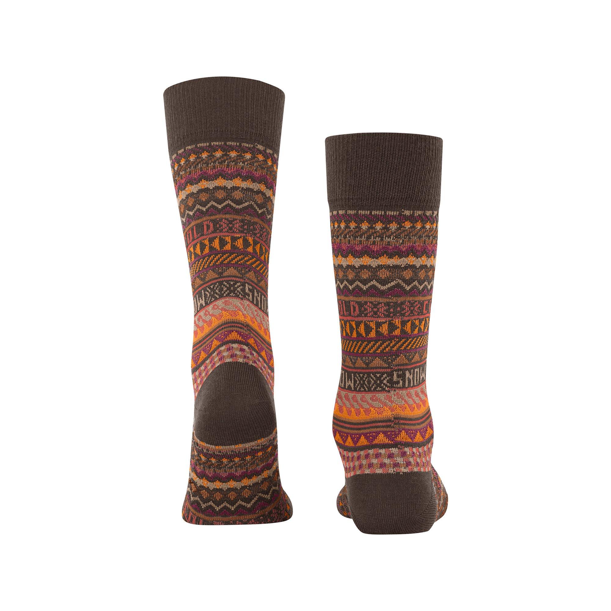 Burlington Snow Isle SO Wadenlange Socken 