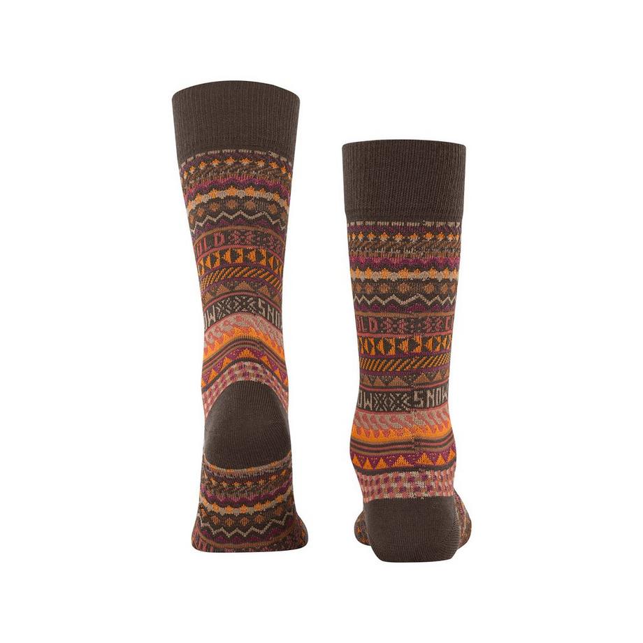 Burlington Snow Isle SO Wadenlange Socken 