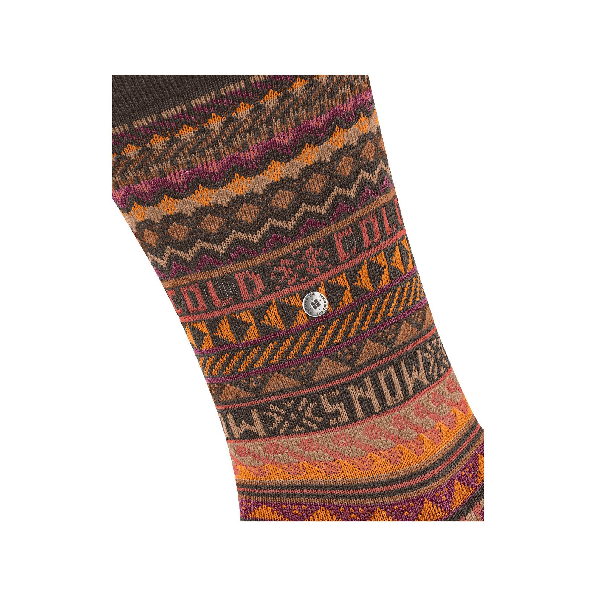 Burlington Snow Isle SO Wadenlange Socken 