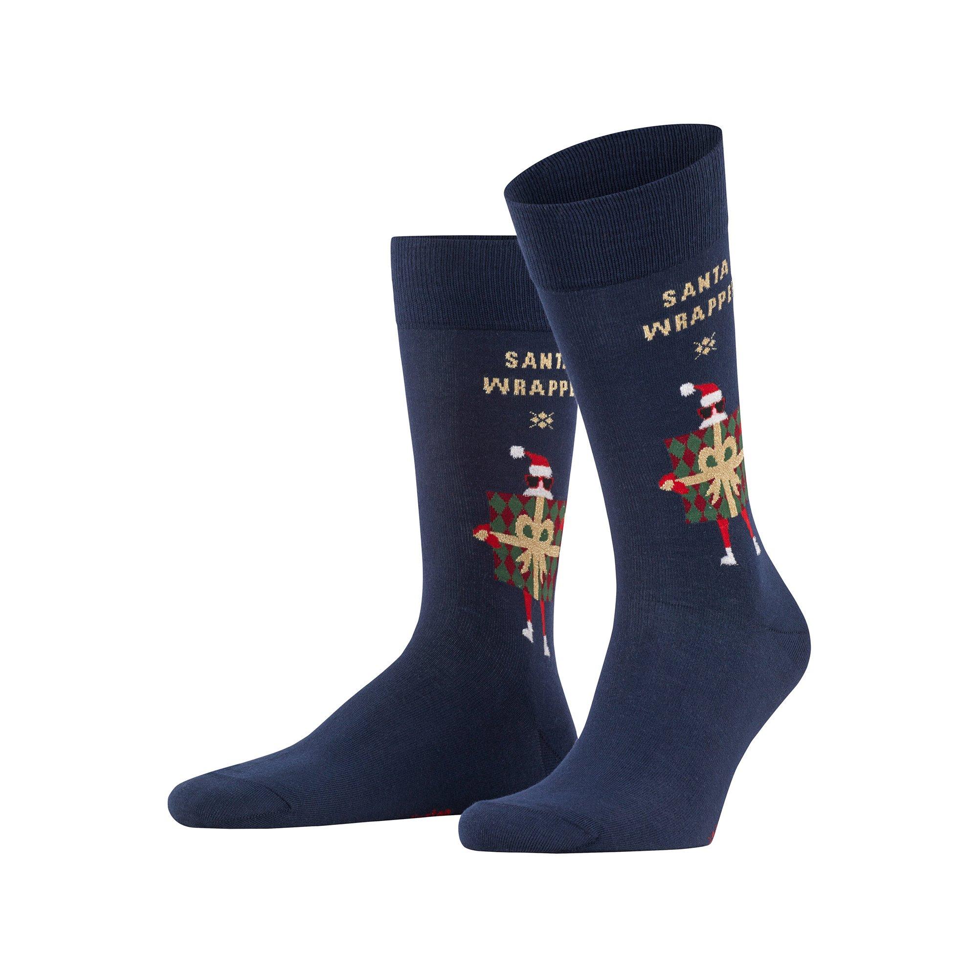 Burlington X-Mas Wrapper SO Wadenlange Socken 