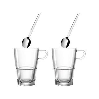 LEONARDO Latte Macchiato Set, 4-teilig Senso 