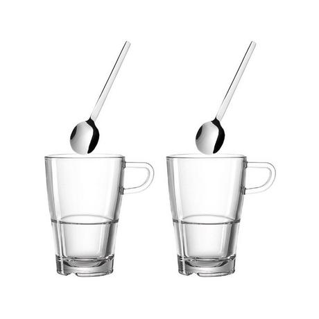 LEONARDO Latte Macchiato Set, 4-teilig Senso 