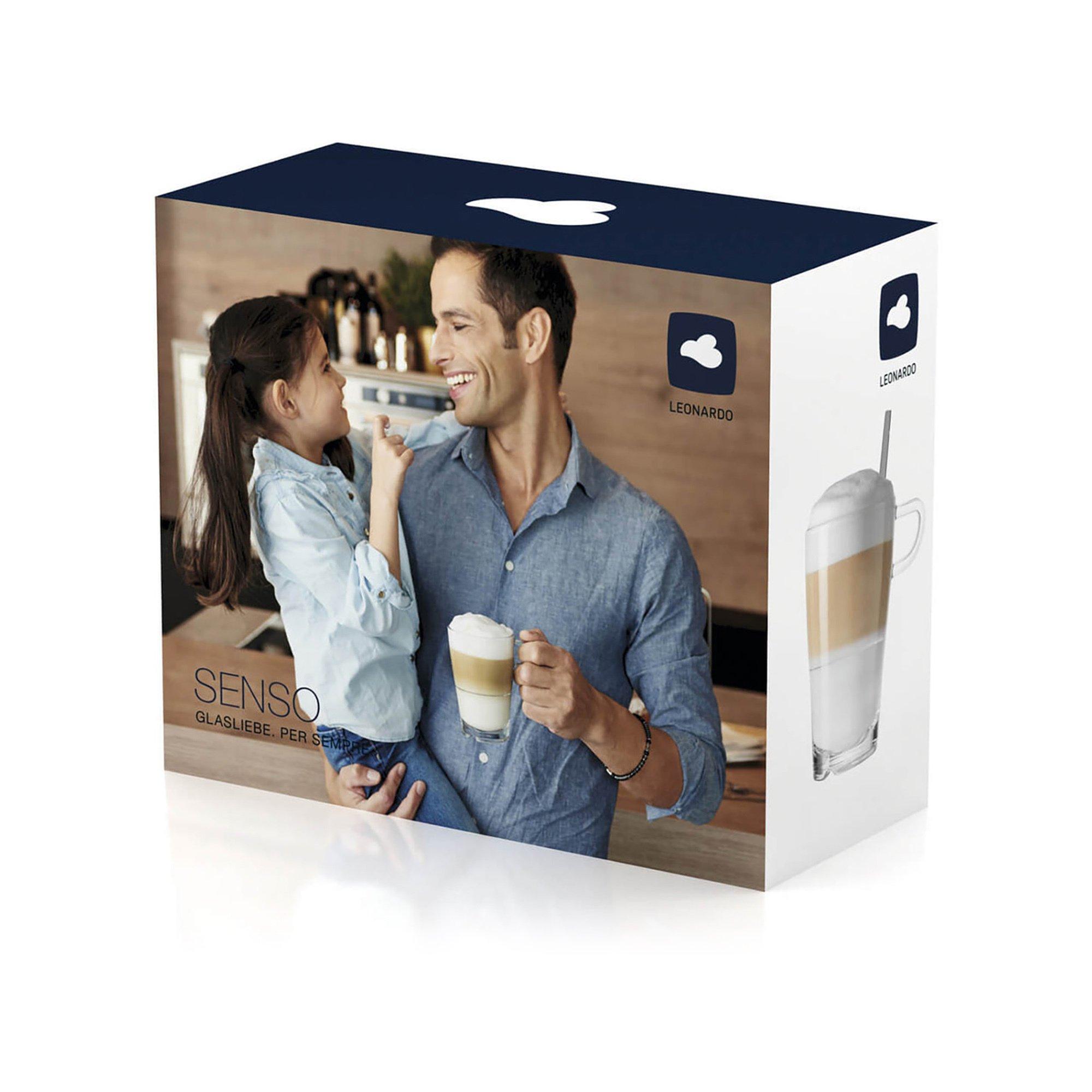 LEONARDO Set latte macchiato, 4 pièces Senso 