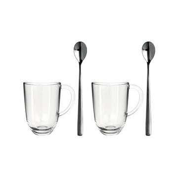 Set latte macchiato, 4 pezzi