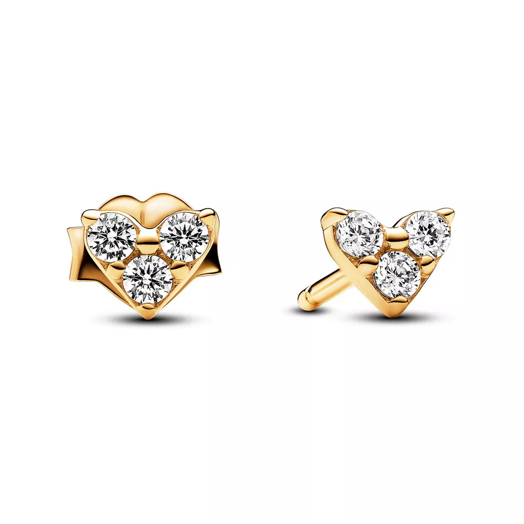 Pandora - Ohrstecker, One Size, Goldfarben 2