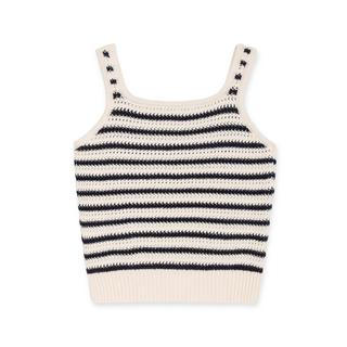 TOMMY HILFIGER STRIPE CROCHET TOP Top 