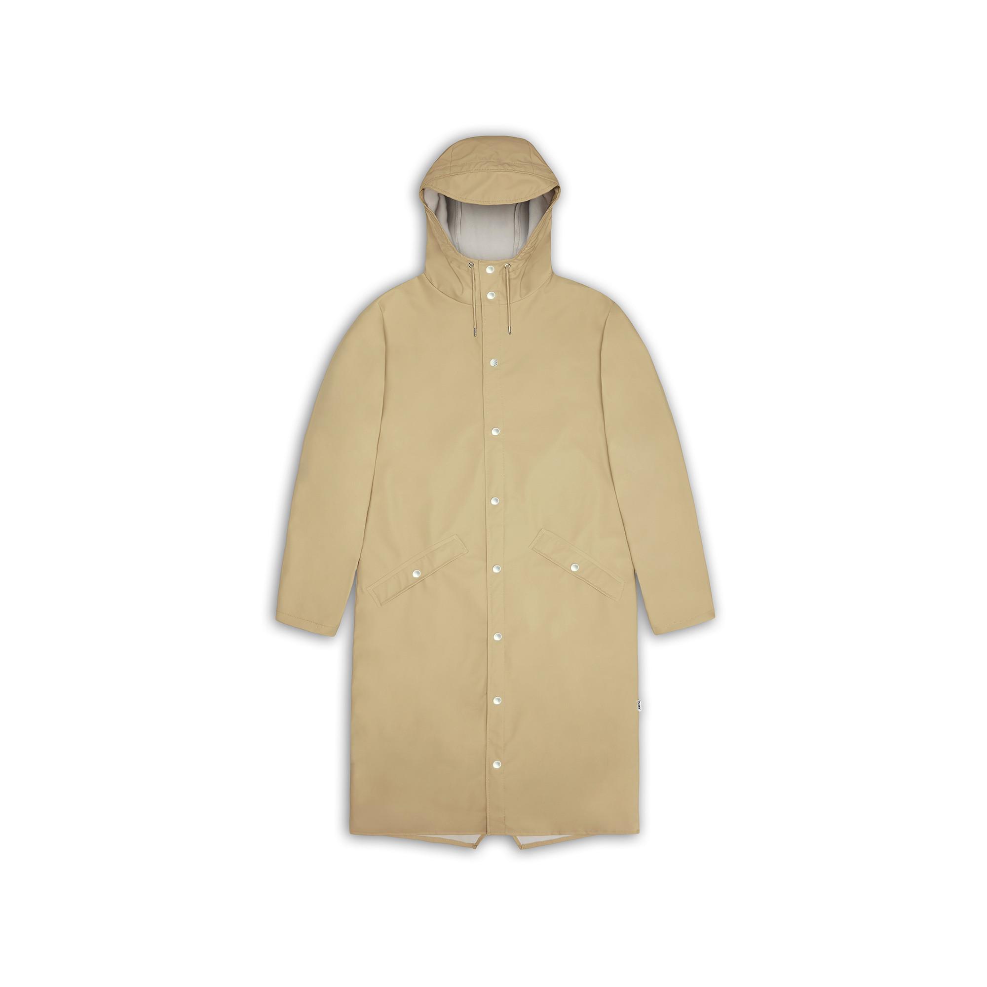 Image of Langer Regenmantel, Oversized Fit Damen Sand L