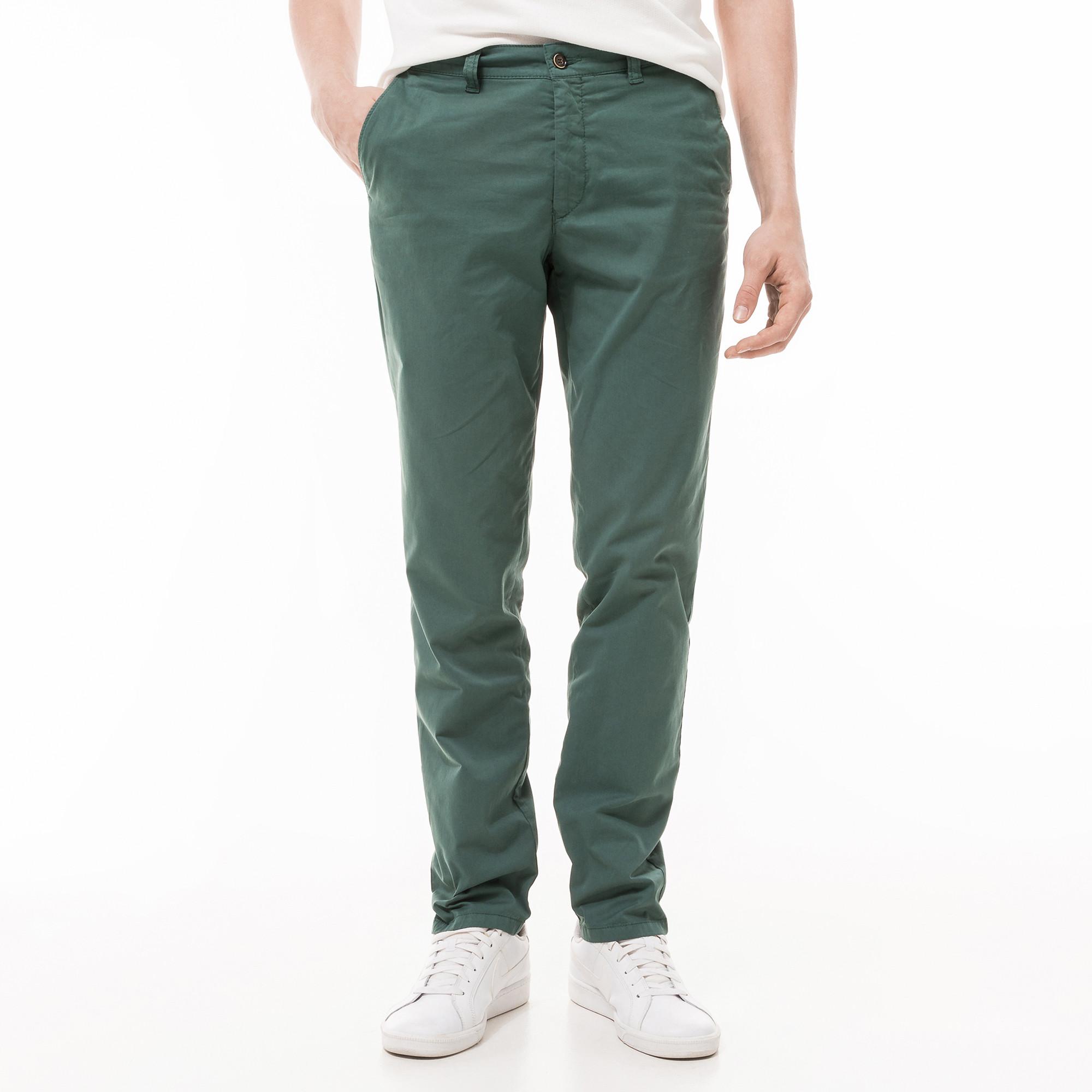 Image of Chinohose, Regular Fit Herren Grün L32/W32