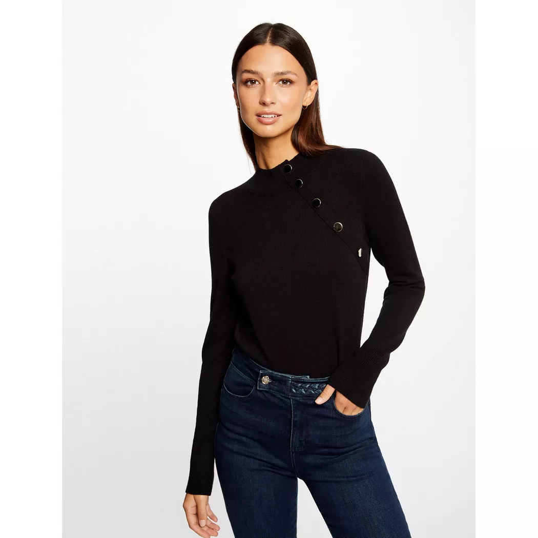 Morgan - Pullover, für Damen, Black, Größe XL