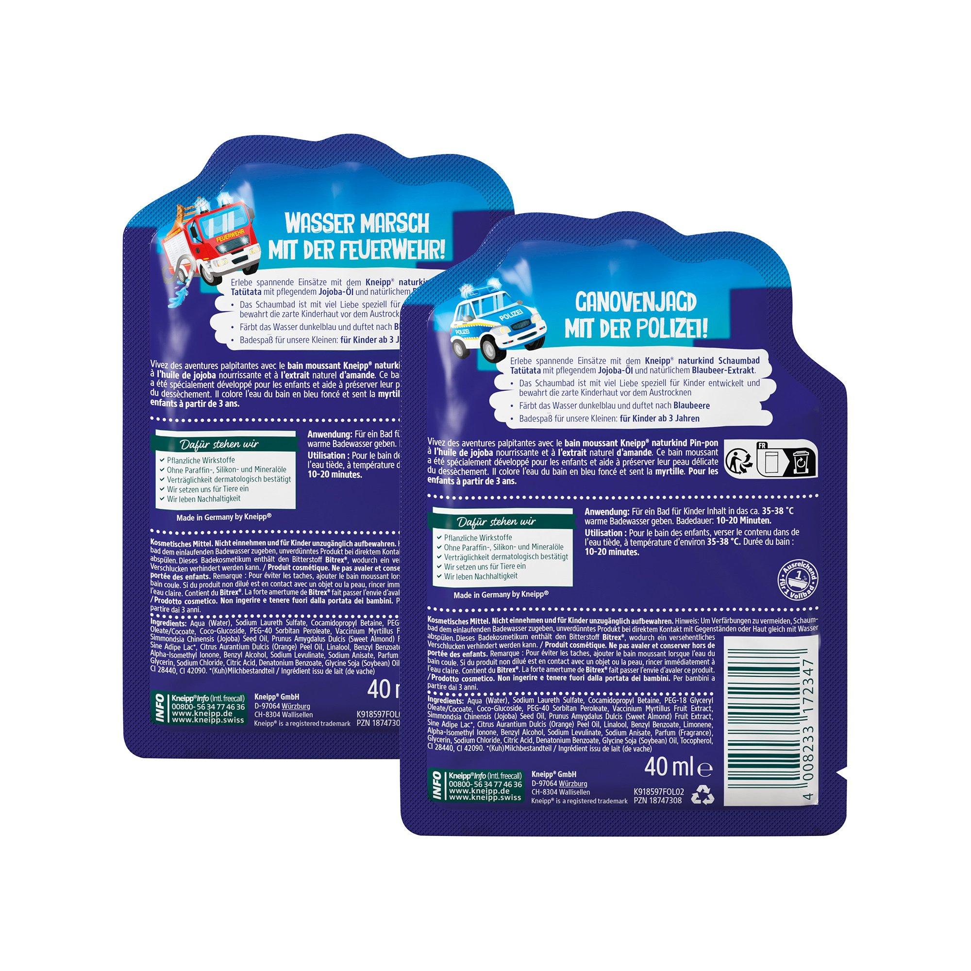 Kneipp  Naturkind Schaumbad Tatütata, Zufallauswahl 