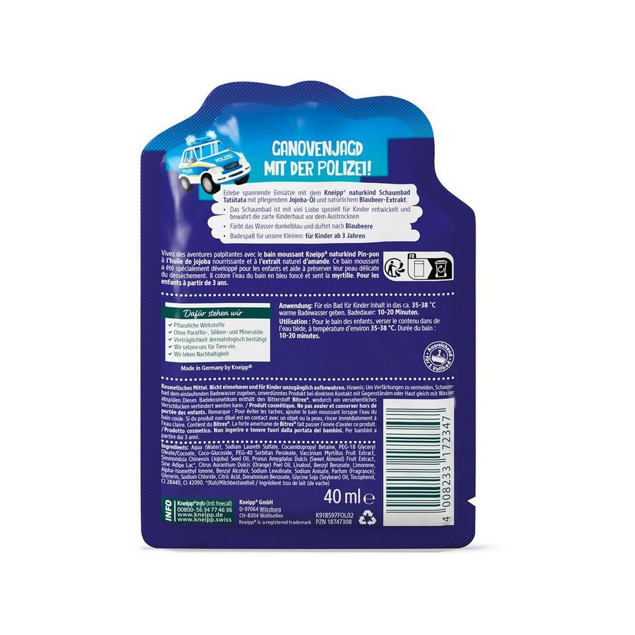 Kneipp  Bagnoschiuma Pin-pon, modelli assortiti 