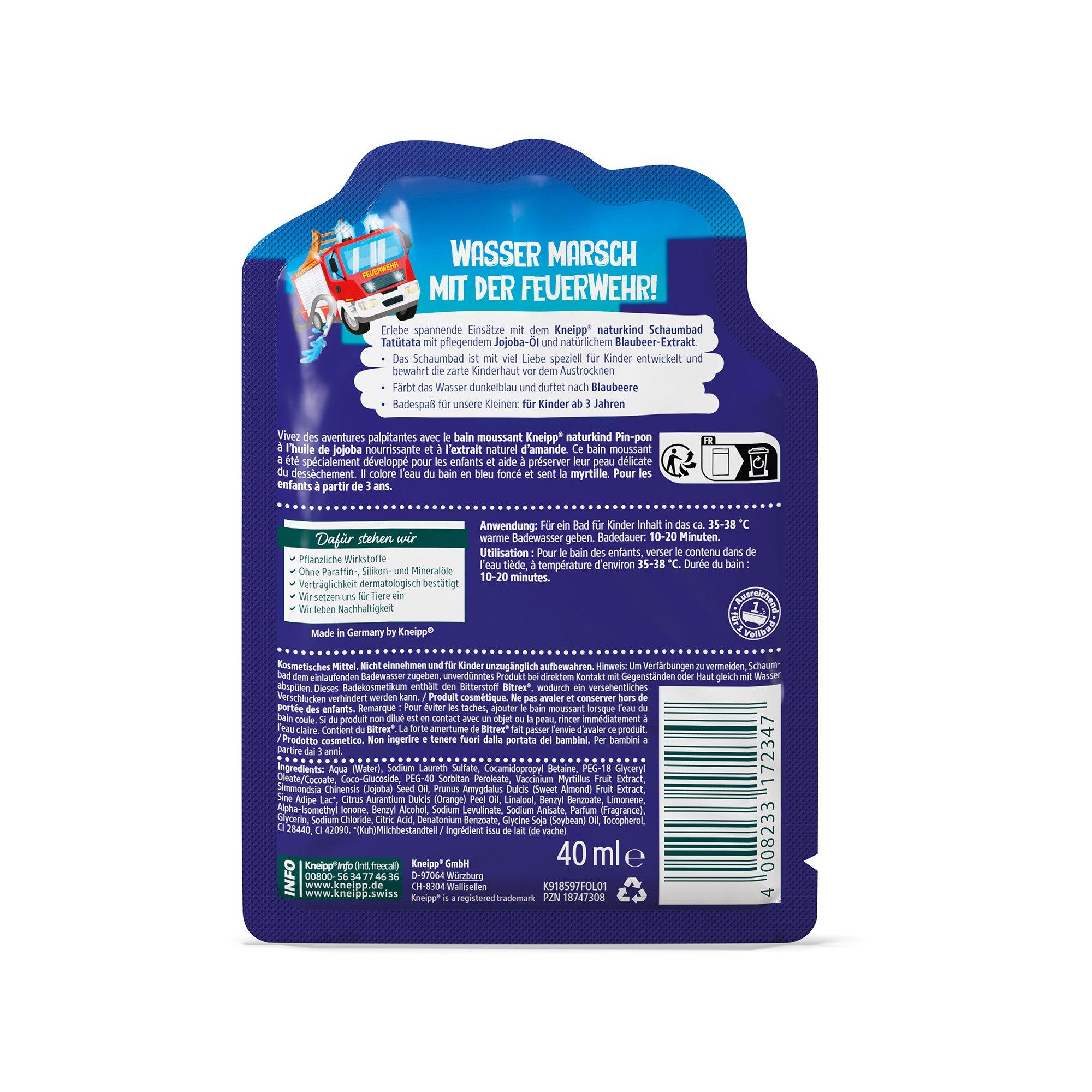 Kneipp  Naturkind Schaumbad Tatütata, Zufallauswahl 