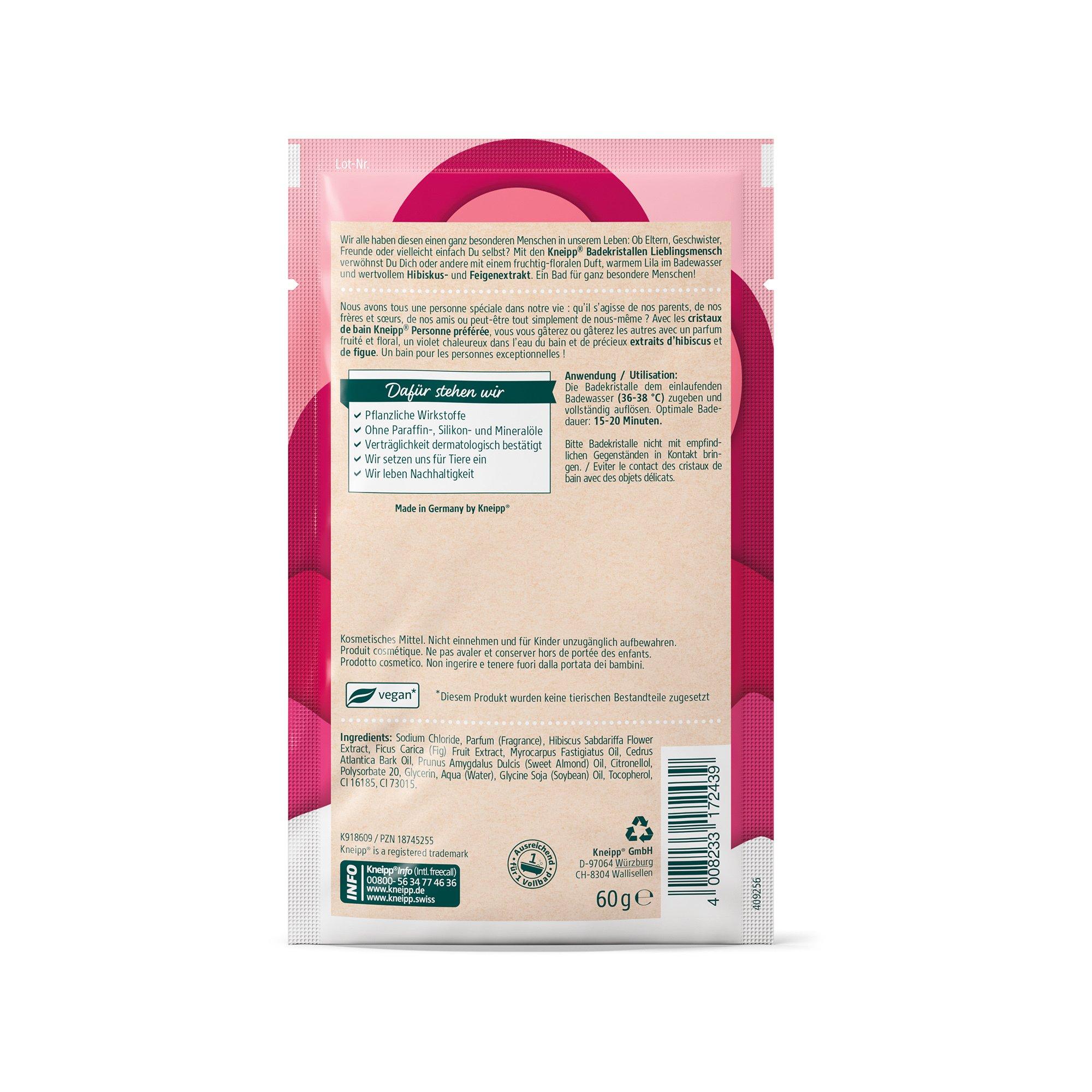 Kneipp  Cristaux de bain Personne préférée 