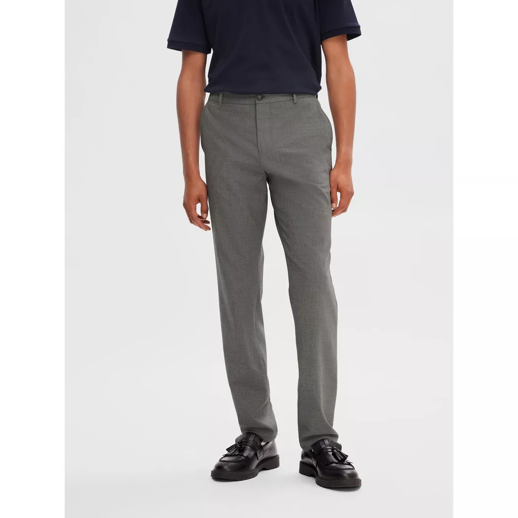 Selected - Hose, für Herren, Grau Melange, Größe W33/L32