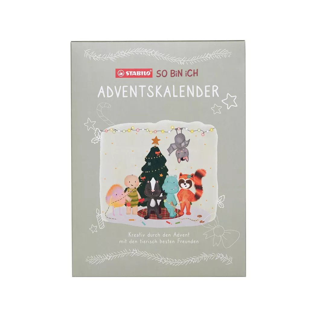 STABILO - Adventskalender, 24.7X33.7X10CM, Sortierte Farben