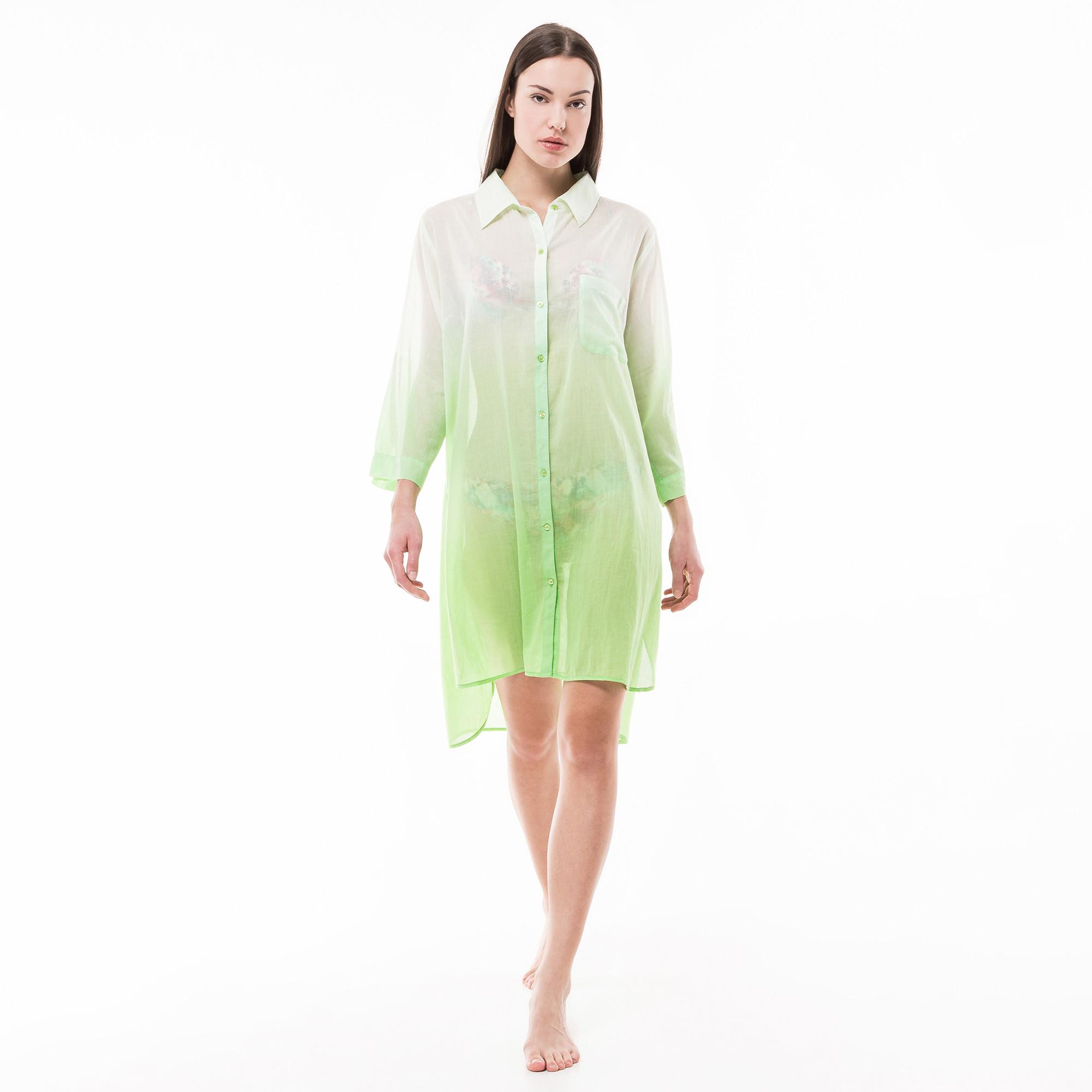 Image of Tunika, Langarm Damen Limettengrün S/M