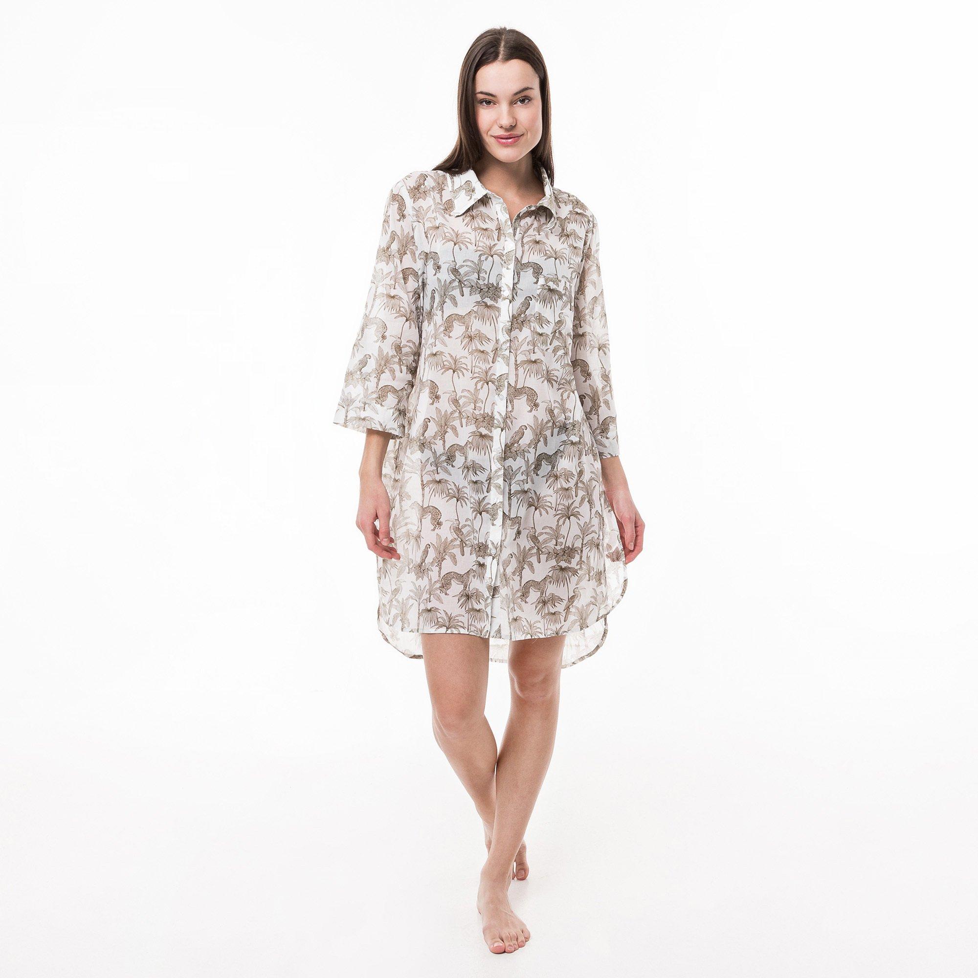 Image of Tunika, Langarm Damen Khaki L/XL