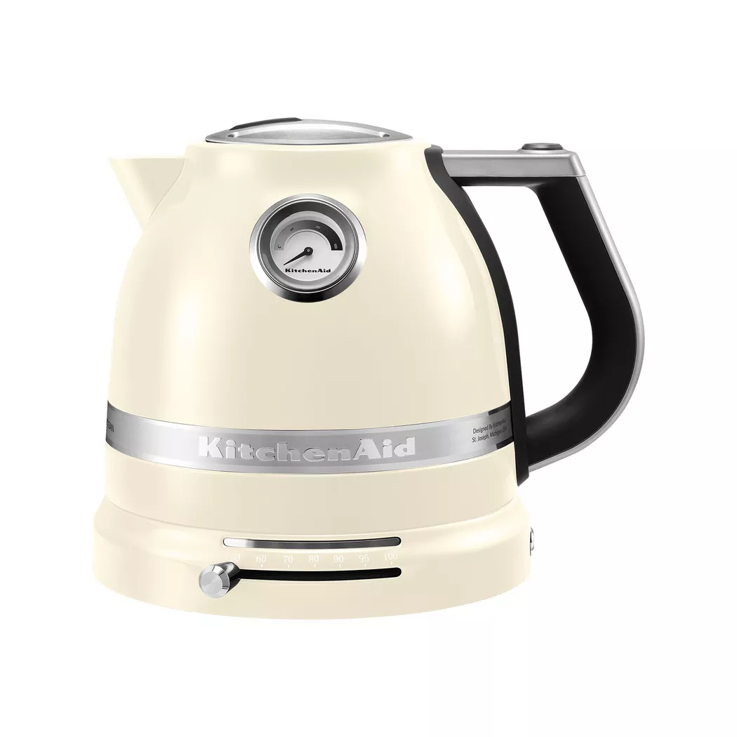 Kitchenaid - Wasserkessel mit Temperatureinstellung, Doppelwandig, Creme