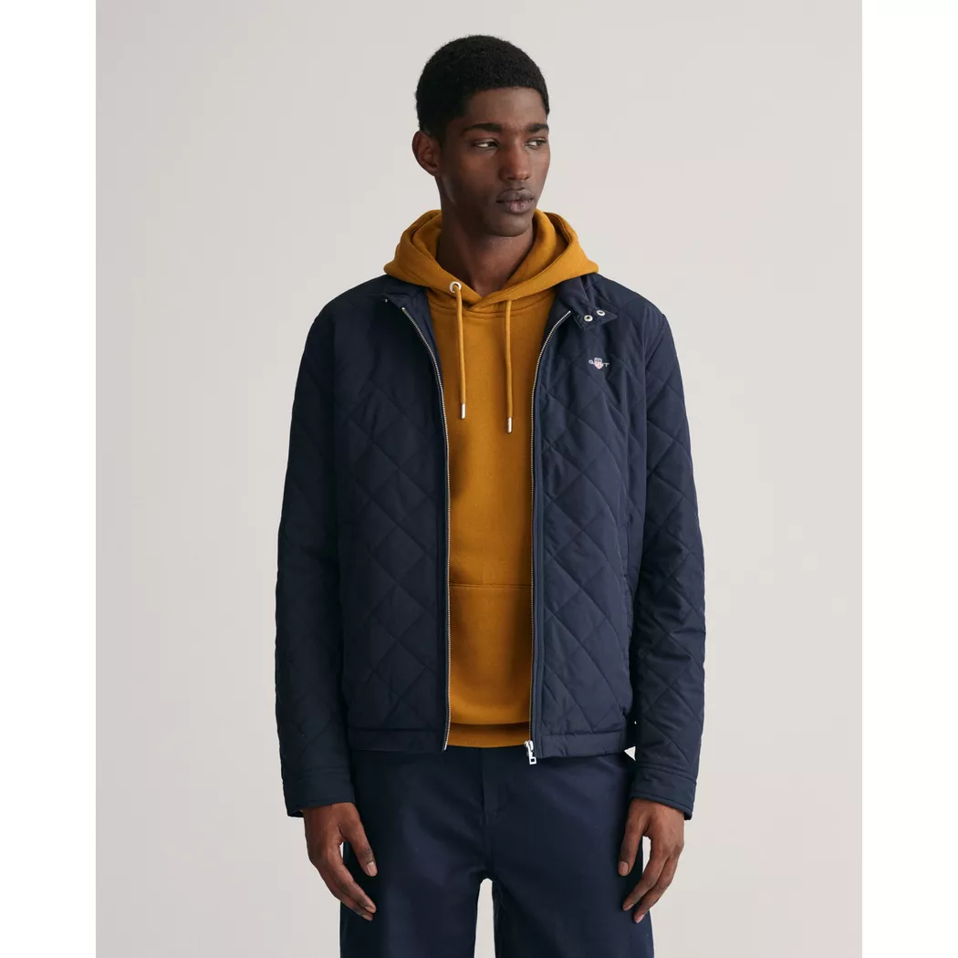 Gant pour homme. 7006340 Manteau matelassé marine (M), Casuel, Polyester, Manche longue