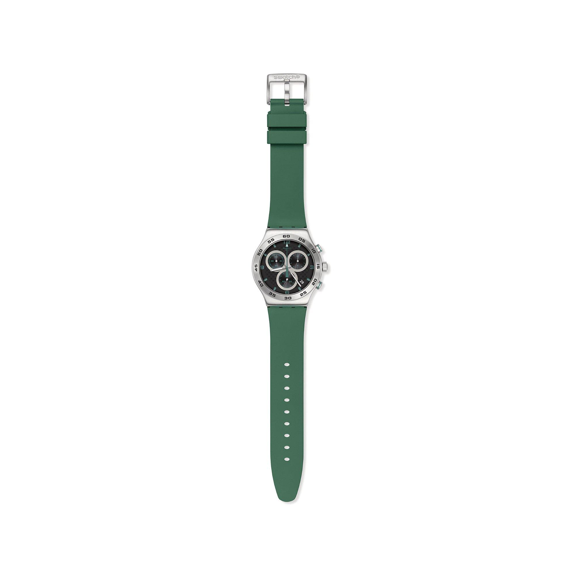 swatch CARBONIC GREEN Chronograph Uhr 