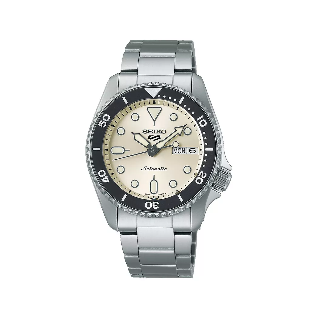 Seiko - Automatikuhr,  5 Sports, 38mm, Silber 2
