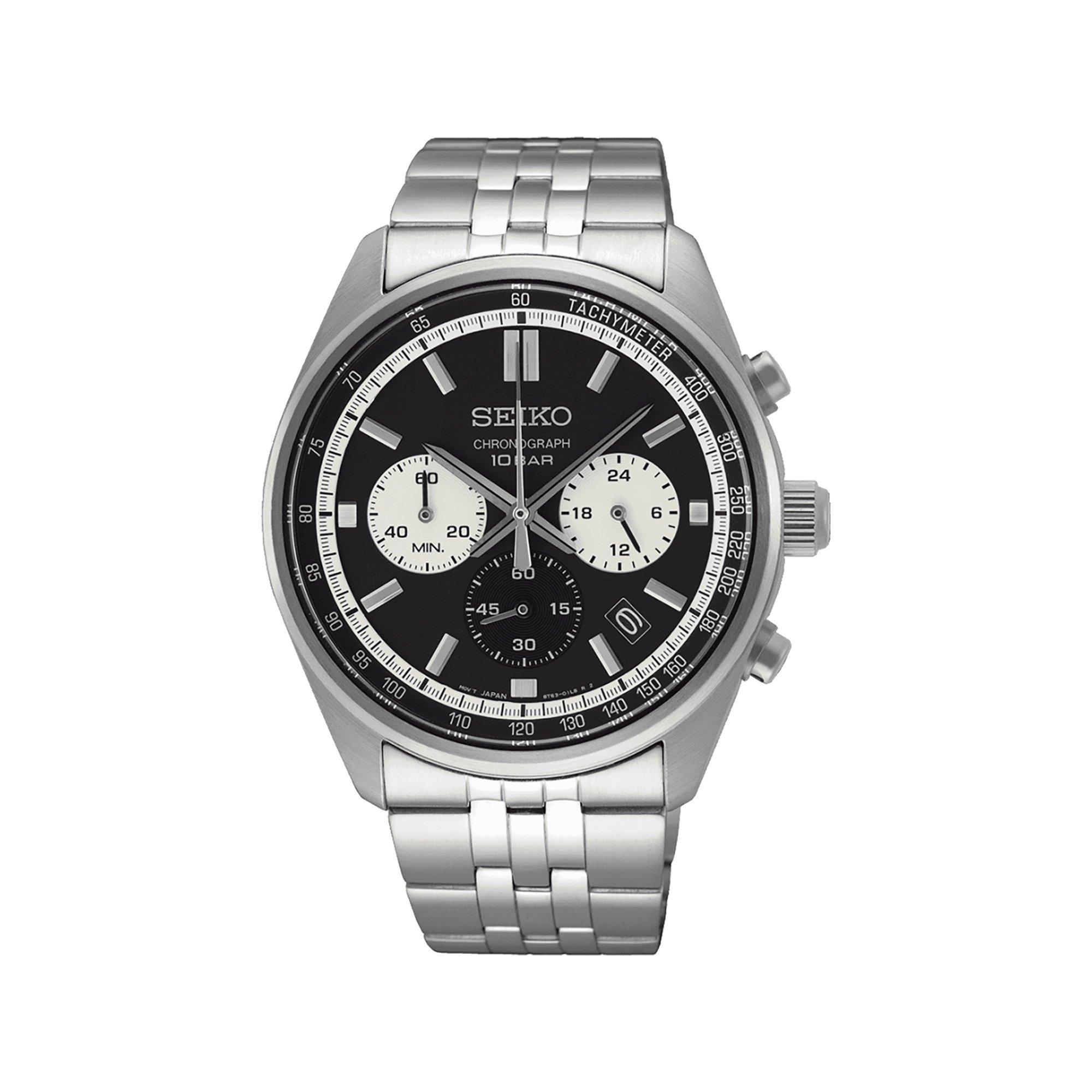 Image of Chronograph Uhr Damen Silber 42mm