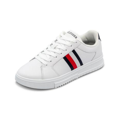 TOMMY HILFIGER SUPERCUP LTH STRIPES Sneakers, bas 