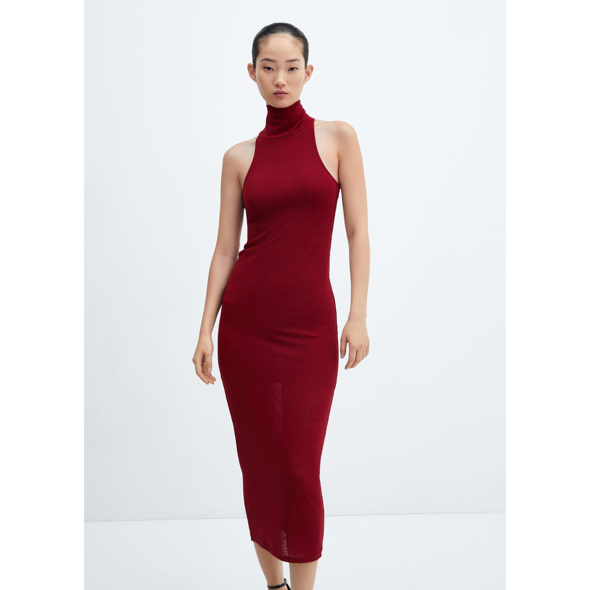 Image of Kleid Damen Bordeaux L