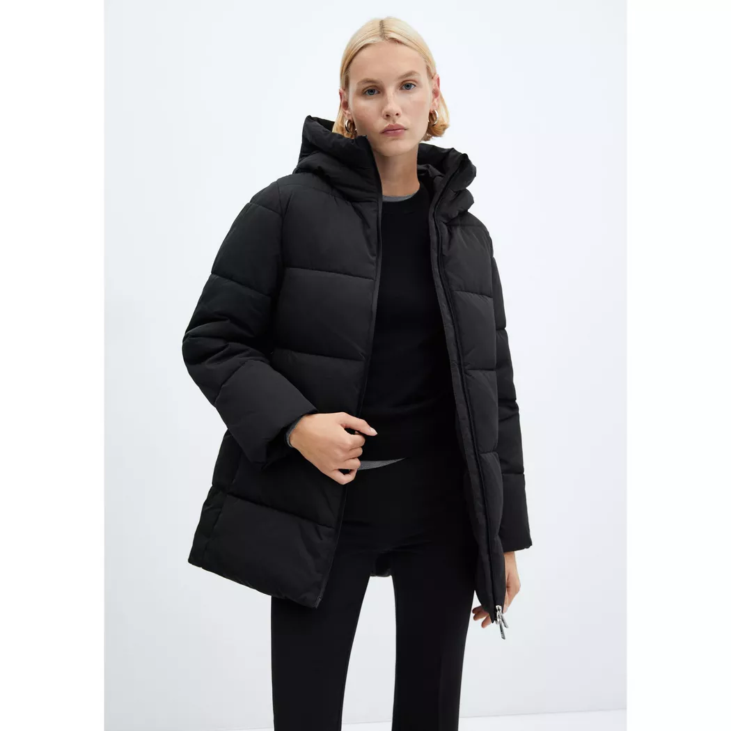 Mango - Anorak, für Damen, Black, Größe M 2