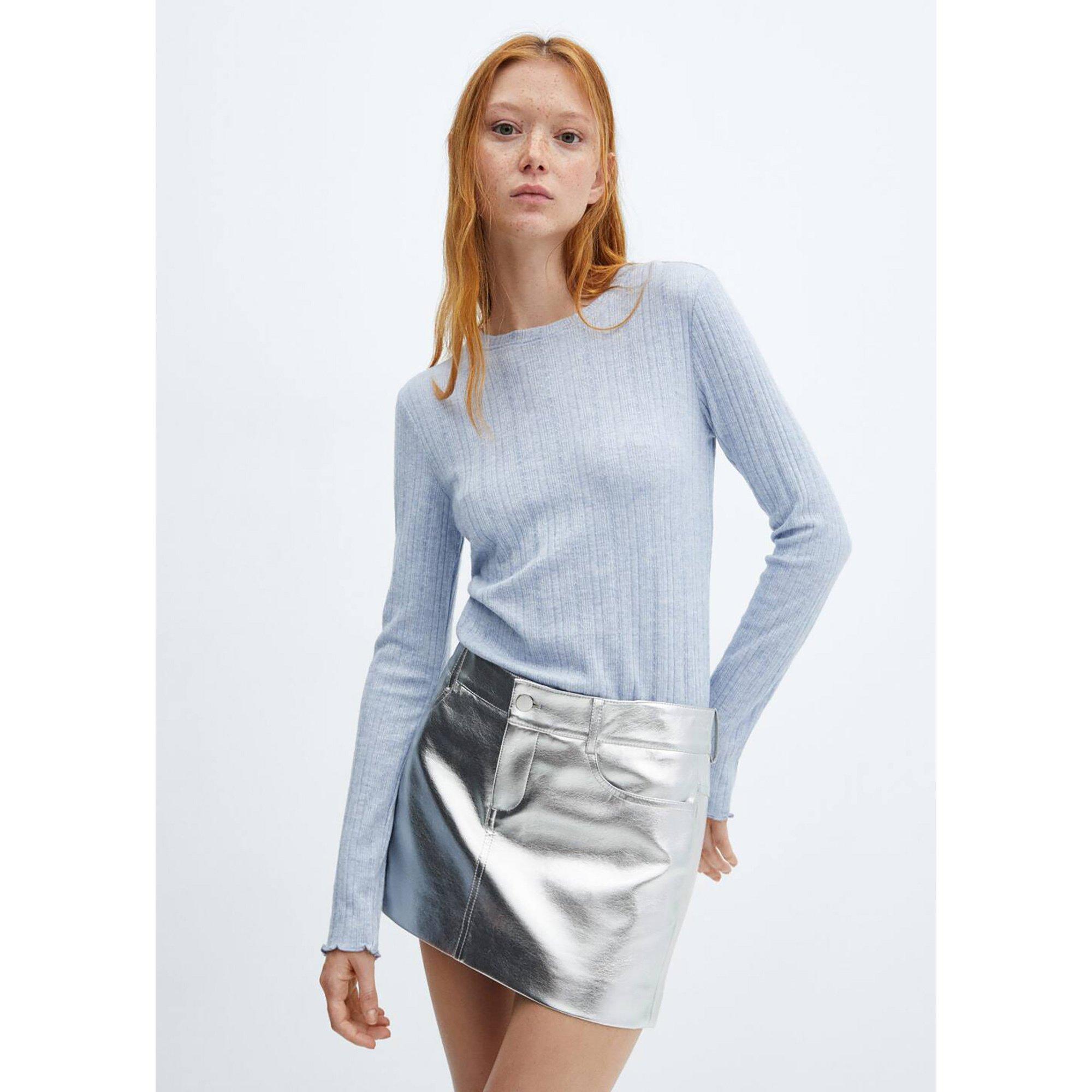 Image of T-shirt Damen Mittelblau L