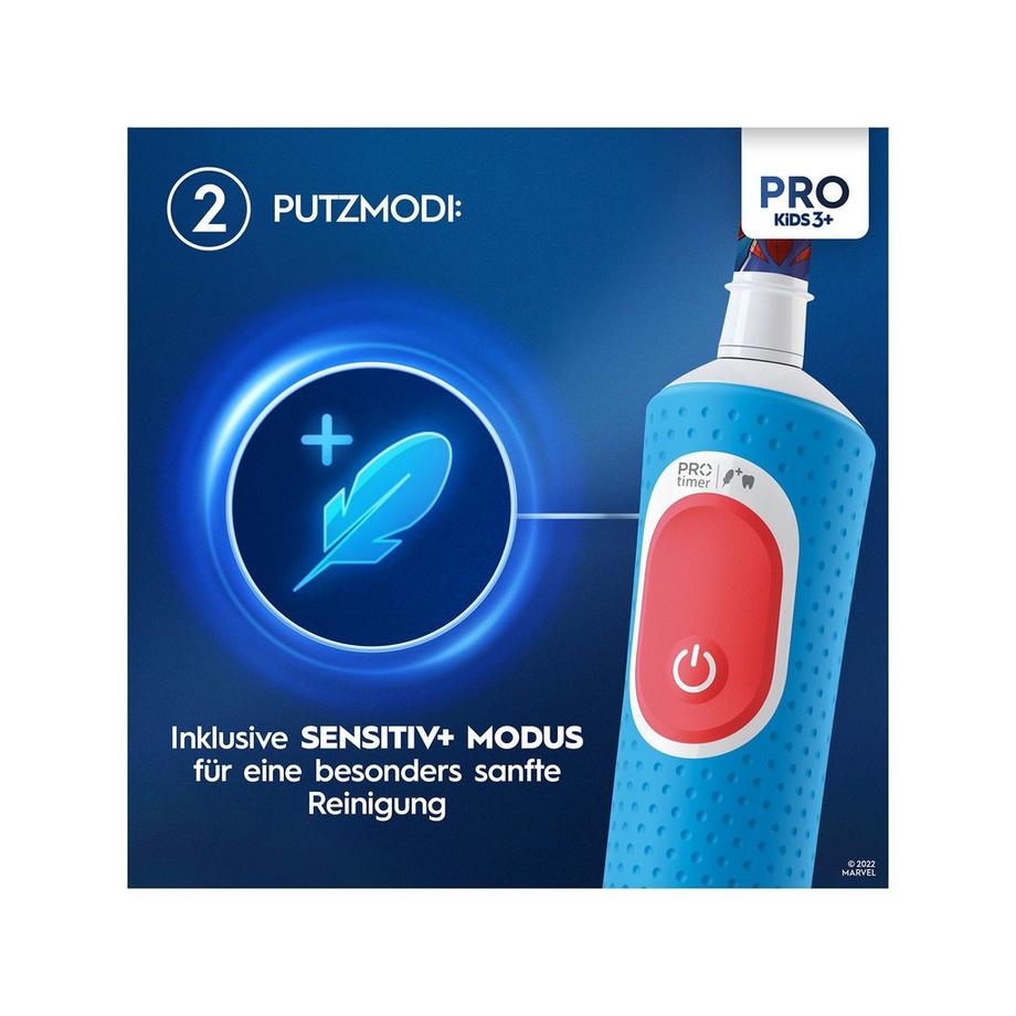 Oral-B Pro Kids Spiderman Spazzolino elettrico Vitality Pro 103 Kids Spiderman 