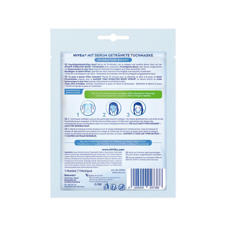 NIVEA  Masque en tissu Hydration Boost 