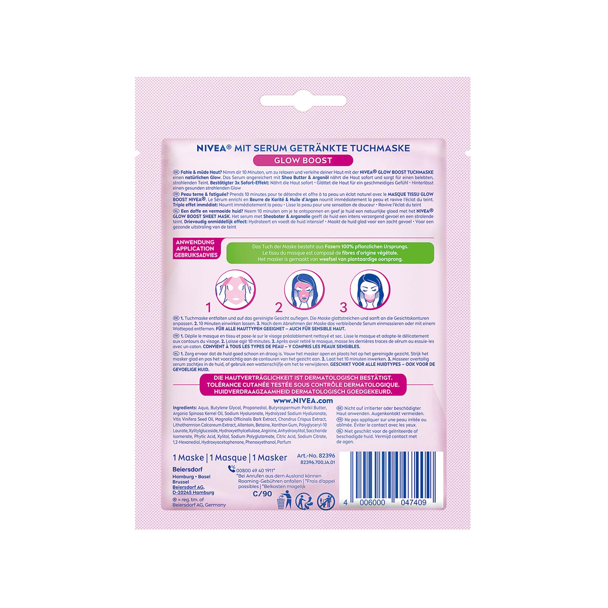 NIVEA  Maschera in tessuto Glow Boost 