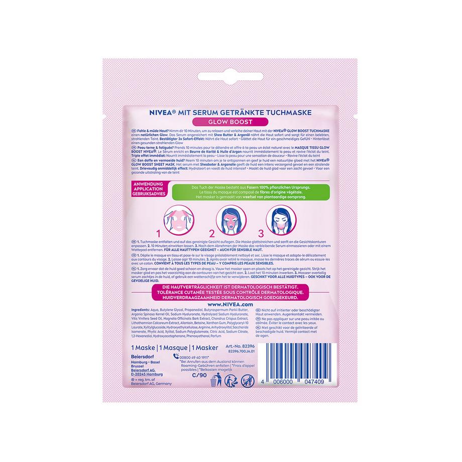 NIVEA  Maschera in tessuto Glow Boost 