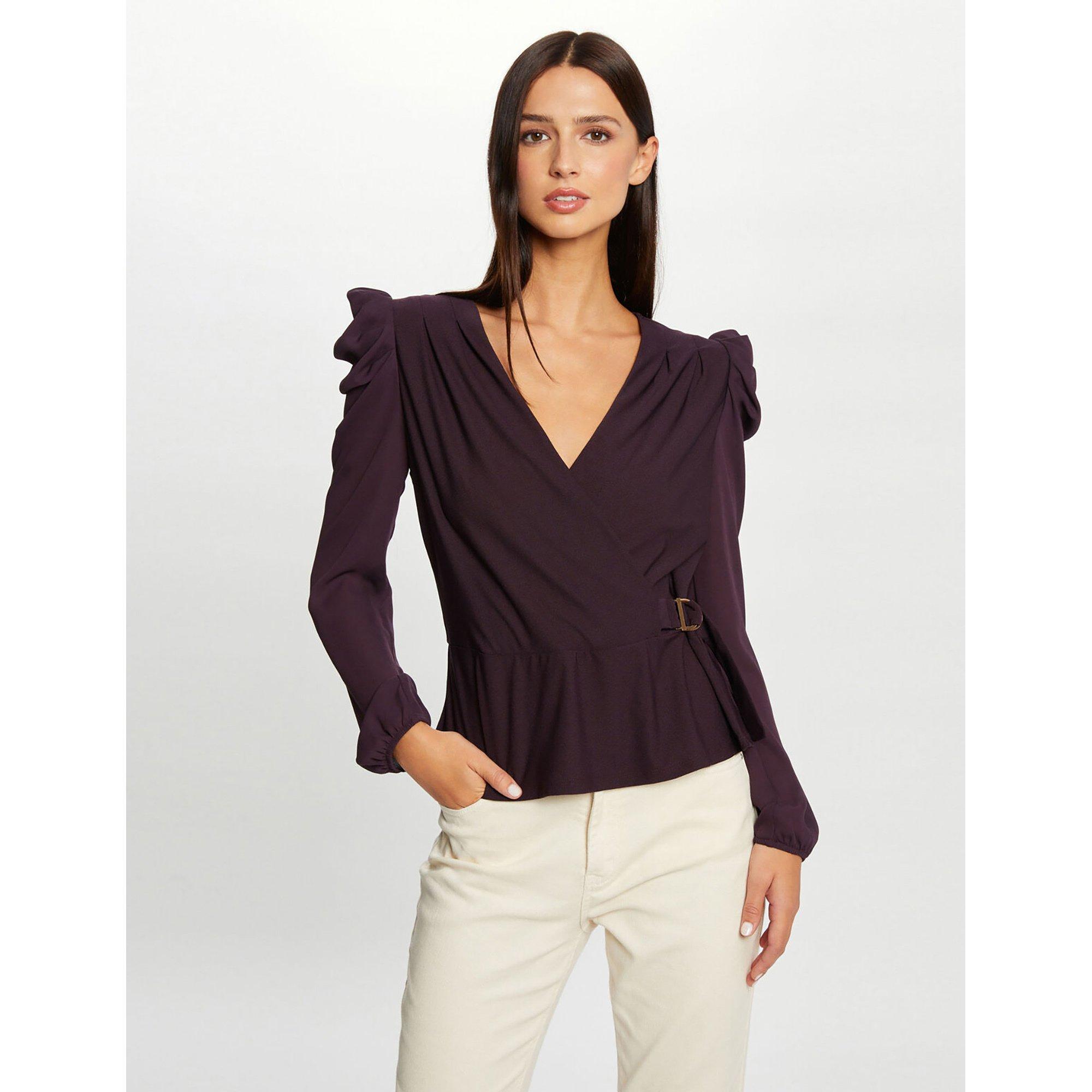 Image of T-shirt Damen Dunkelviolett L