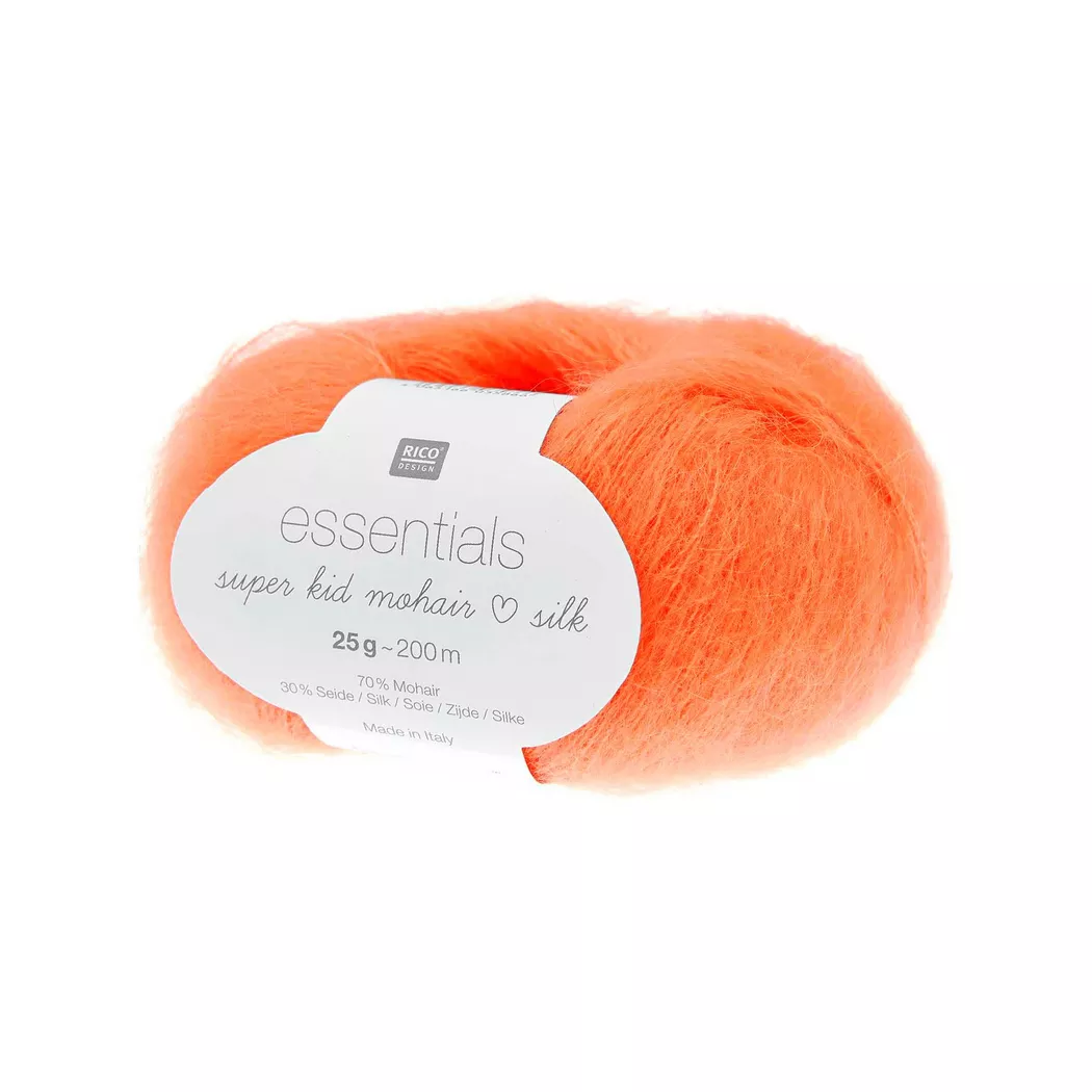 RICO-Design - Fil pour travaux manuels, 25G/200M, Orange